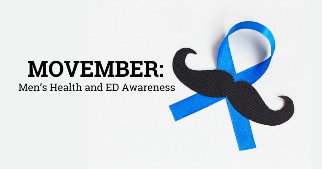 Movember: Men’s Health and ED Awareness